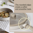 thumbnail image 6 of Chou Chou Nonstick 9.5 Inch Stir Frying Pan with Handle, Induction Compatible Cookware, Kitchen Essential Non Stick Ceramic Coating Skillet, Healthy Cooking Omelet Tamagoyaki, Made in Korea (24cm), 6 of 9