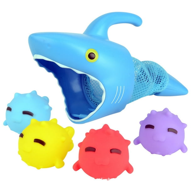 Jouets de bain bébé requin, jouets de bain sans moisissure, jouets de bain  pour tout-petits, jouet de bain, jouets de jeu d'eau, jouets de bain requin  