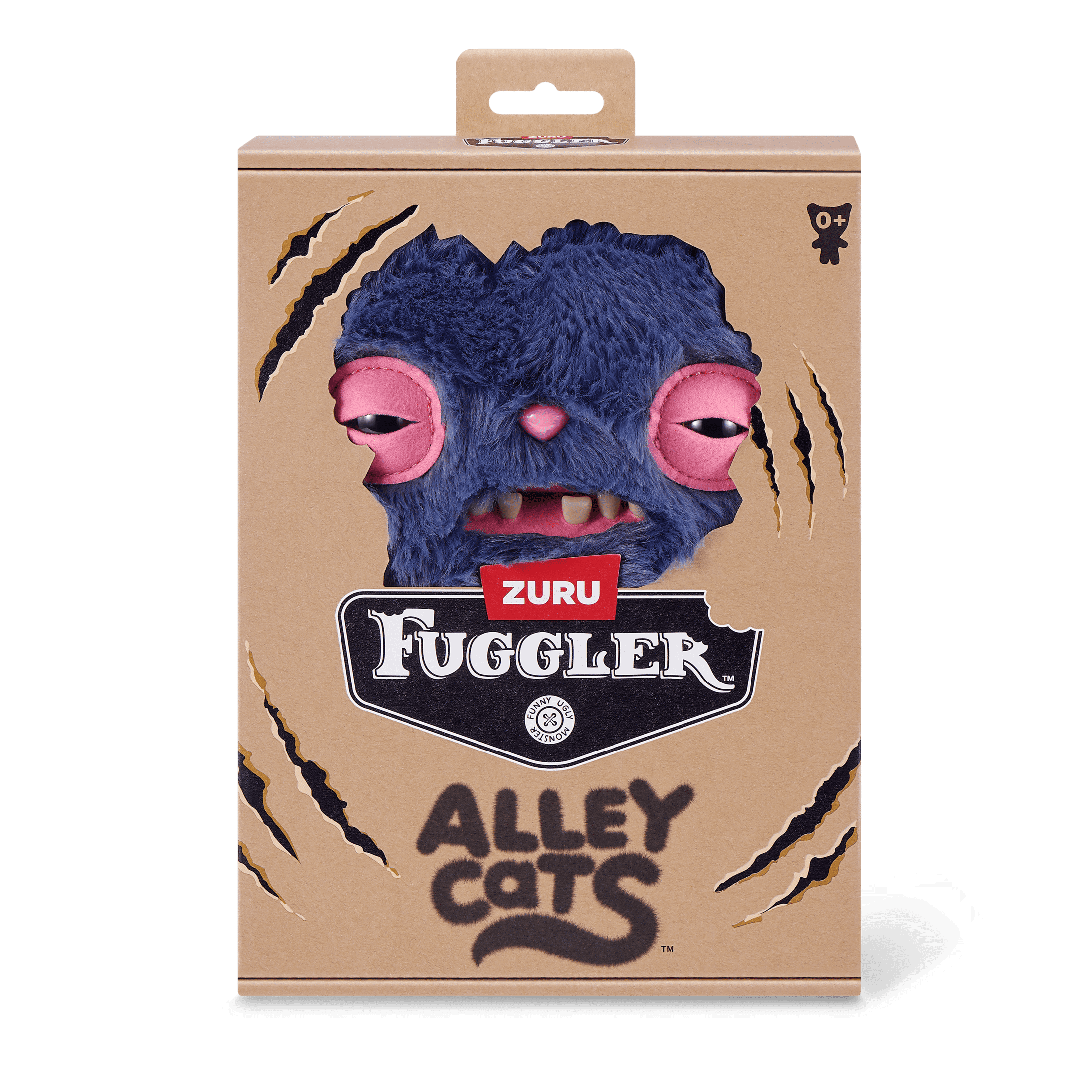 Fuggler Alley Cats 9 inch (Cheezee), Funny Ugly Monster Stuffed Animal Toy by ZURU