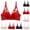 White, variant on Bras for Women No Underwire,Solid Color Lace Wireless Triangle Cup Bra Breathable Everyday Wear for Women,Push Up Bra Black 38BC