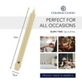 thumbnail image 4 of Colonial Candle Classics Unscented Taper Candle Limoncello, 10 inch, 8 Hours Burn, Pack of 12, 4 of 6