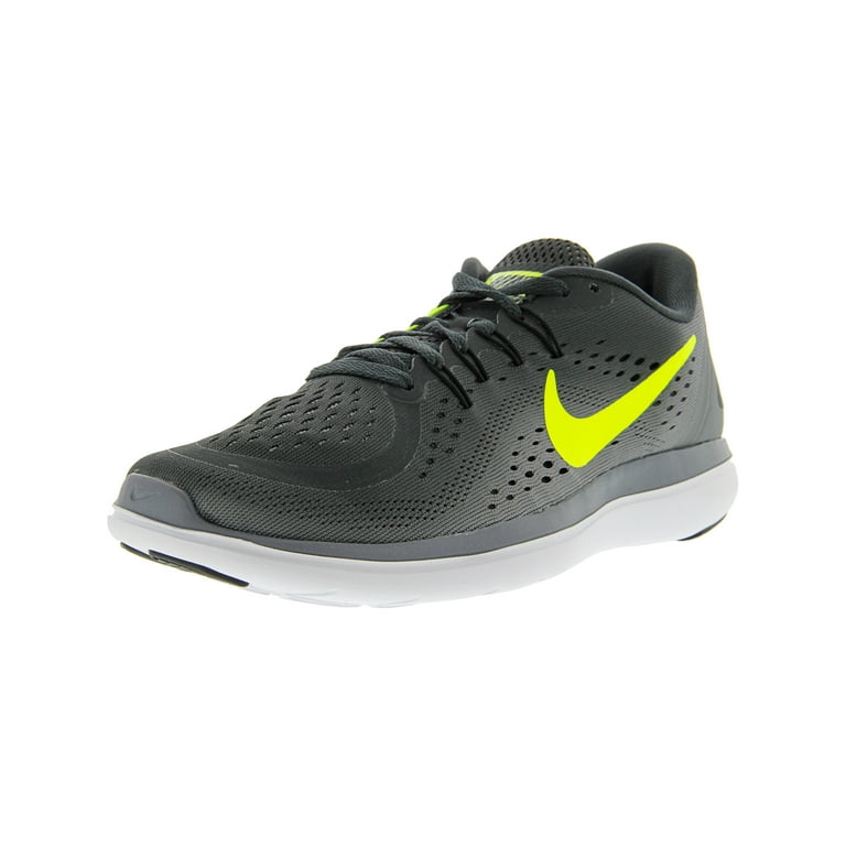 verlamming groentje auditorium Nike Men's Flex 2017 Rn Anthracite / Volt - Cool Grey Ankle-High Running  Shoe 11M - Walmart.com