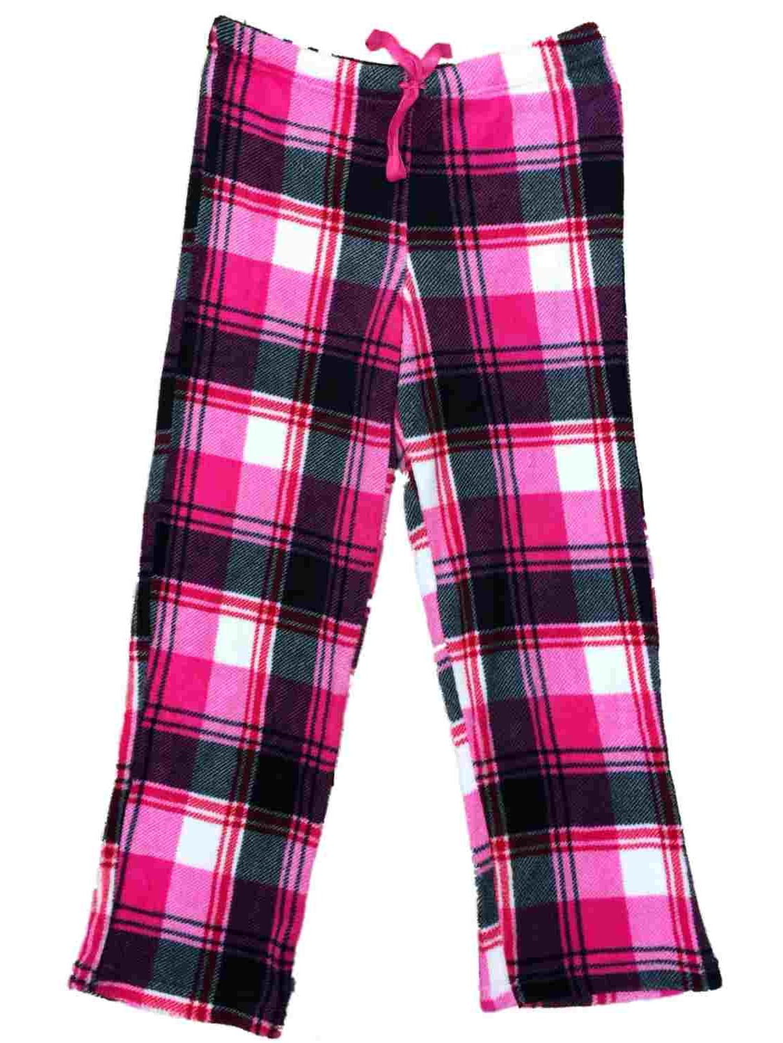 pink and black plaid pants