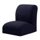 thumbnail image 1 of Fundas elásticas para sillas de comedor, fundas clásicas lisas para sillas, protectores de sillas Azul marino, 1 of 9