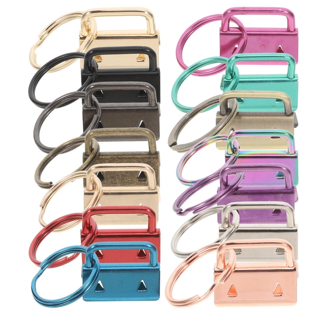 HONMEET 14Ud Clips Tail Para Llavero Con Abrazadera De Accesorios Para Bolsos Colores Surtidos
