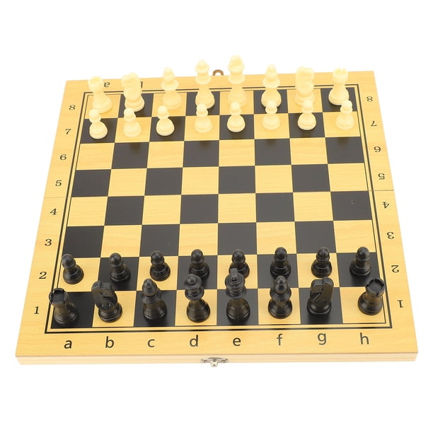Juego De Ajedrez, Juego Educativo De Madera Maciza, Juego De Ajedrez Internacional Para Fiesta Para Niños