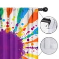 thumbnail image 4 of Blackout Kids Curtains,Colorful Paint Splash Burst Childrens Insulated Curtains Set Of 2,Bedroom Essentials,Toddler Room Decor 52"x63", 4 of 5