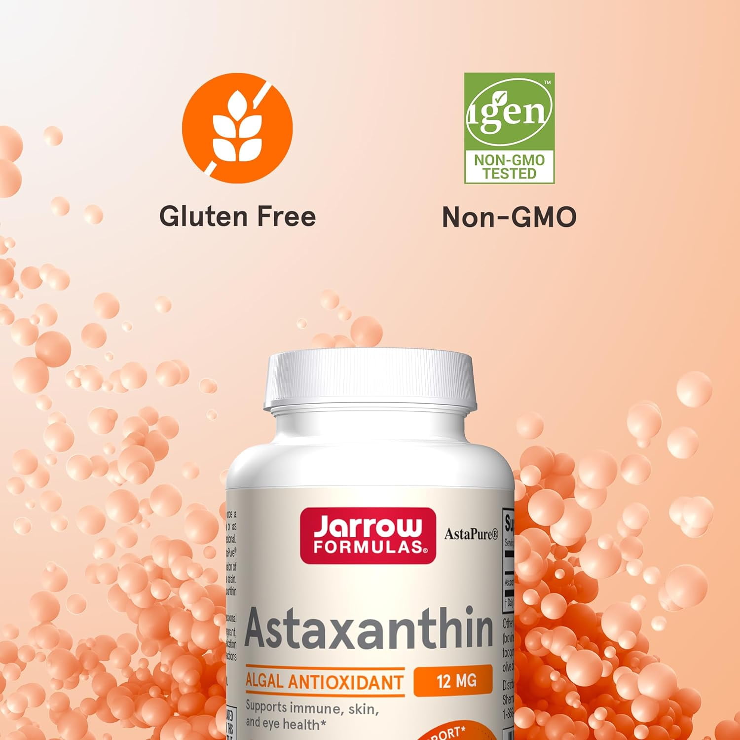Jarrow Formulas Astaxanthin, 12 mg, 60 Softgels