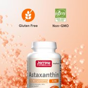 Jarrow Formulas Astaxanthin 12 mg, AstaPure Algal Antioxidant, Immune, Skin & Eye Health Support, Non-GMO & Gluten-Free, 60 Softgels, 60-Day Supply