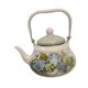 thumbnail image 5 of Tetera de esmalte de 1,5 l, calentador de agua y leche, estilo retro floral, para cocina, hogar, restaurante, oficina, agua hirviendo., 5 of 9