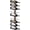 Black-6bottles, variant on Wine Rack Wall Mounted for 9 Wine Bottles, Wood Wine Racks for Wall, Wine Holder Wine Bottle Racks for Kitchen, Dining Room, Bar
