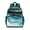 Teal And Gold-1, variant on Black White Gold Wave Marble Backpack for School,Cute School Bag,Schoolbag with Adjustable Shoulder Straps & Padded Back,15.25"x11.5"x5.25"