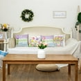 thumbnail image 5 of 1PC Spring Pillow Cover 18x18 Inch, Floral Tulips Home Farmhouse Decorative Throw Pillowcases, for Home Sofa Couch Decoration, 5 of 6