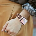 thumbnail image 2 of LEIXIUER for Apple Watch case 40mm with Tempered Glass Screen Protector for iwatch Series 6/5/4/SE, Bling Crystal Diamond Rhinestone Bumper Full Cover Protective Case Women Girls 40mm, 2 of 6
