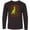 AB-Black, variant on Inktastic BMX Motocross Dinosaur Long Sleeve Youth T-Shirt
