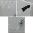 thumbnail image 2 of Sandmovie 34 Quart Clear Large Plastic Storage Box, Plastic Storage Bin with Lid, Pack of 4, 2 of 8