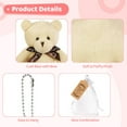 thumbnail image 4 of 10 mini ositos de peluche para baby shower, pequeños osos de peluche a granel, mini osos de peluche de 4,7 pulgadas con etiquetas de agradecimiento y bolsas de organza, recuerdos de fiesta, 4 of 7