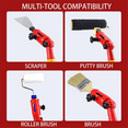 thumbnail image 5 of Multi-Angle Paint Brush Extension Pole Kit Handheld Tool Extender Attachment Bracket Suitable for Ceiling, Window, 5 of 6