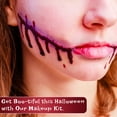 thumbnail image 5 of Dress-Up-America Halloween Makeup Kit - Face and Body Wax, Latex and Fake Blood Costume Face Paint Set - SFX Realistic Bloody Halloween Makeup Set for Teens and Adults, 5 of 7