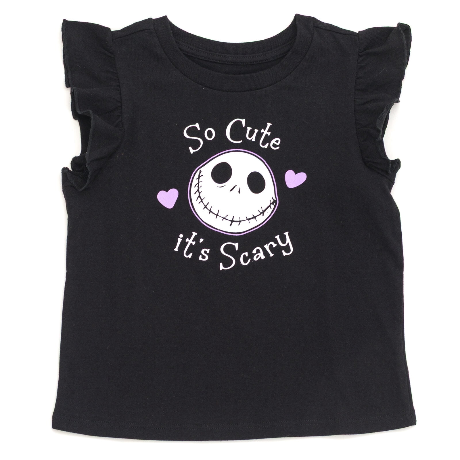Disney Nightmare Before Christmas Jack Skellington Tank Top and Satin Skirt Toddler to Big Kid