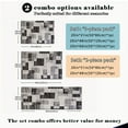 thumbnail image 3 of Floor Rugs Sets 3 Piece with Runner, Farmhouse Kitchen Rugs and Mats Non Skid Washable Runner Rug for Kitchen Sink Laundry, 3 of 12