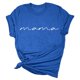 thumbnail image 3 of MKLEKYY Camiseta Mujer Camisetas Casuales De Moda Para Mujer, Con Cuello Redondo, Estampadas, De Verano, De Manga Corta, Holgadas E Informales Talla S, 3 of 3