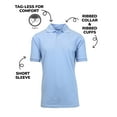 thumbnail image 2 of Men's Short Sleeve Pique Polo Shirts(S-2XL), 2 of 4