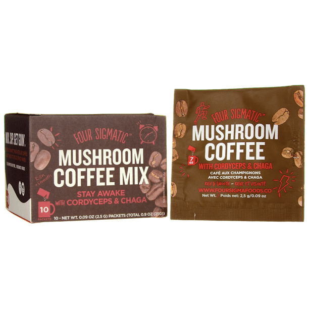 Four Sigmatic Mushroom Coffee Mix Stay Awake 10 Pkts