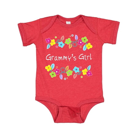 

Inktastic Grammys Girl- Bright Flowers Gift Baby Girl Bodysuit