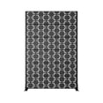 thumbnail image 4 of MAYEERTY Metal Room Divider – Industrial Galvanized Steel Privacy Screen,Square,Black, 4 of 7