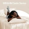 thumbnail image 6 of MR&HM Satin Pillow Case, 20x36 King Size Satin Pillowcase Set of 2, 2 Pack Satin Silky Pillowcase for Hair and Skin, 20x36, Beige, 6 of 7