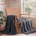 thumbnail image 5 of U by Bedsure Grey Fleece Throw Blanket for Couch - Super Soft Cozy Blankets for Women, Girls, Bed & Travel, 50x60 inches, 5 of 9