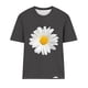 thumbnail image 4 of Camisetas de Mujer Flor Impresión Manga Corta Cuello Redondo Blusa, Ligero Y Casual de las Mujeres Camisetas, 4 of 4
