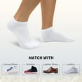 thumbnail image 7 of 8 Pack Mens Ankle Socks Low Cut Comfort Casual Socks Size 10-13/13-15, 7 of 7