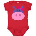 thumbnail image 3 of Inktastic Girl Hippo Girls Baby Bodysuit, 3 of 5