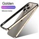thumbnail image 3 of Funda de teléfono de Metal de aluminio con marco de silicona híbrido para iPhone 15, 14, 13, 12 Pro Max, mejor parachoques térmico, 3 of 5