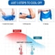thumbnail image 3 of Paquete de 4 toallas refrescantes (101,6 x 30,5 cm), ideales para deportes de hielo, cuello, suaves, transpirables y de microfibra para gimnasio, entrenamiento, fitness, yoga, golf, camping y otras, 3 of 7