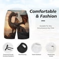 thumbnail image 3 of Fotbe Sky Sunset Bronze Dragon Traje de Baño para Hombre – Shorts de Natación de Secado Rápido con Forro y Bolsillos-XX-Large, 3 of 6