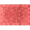 thumbnail image 1 of Ahgly Company Machine Washable Indoor Rectangle Abstract Red Modern Area Rugs, 2' x 4', 1 of 4