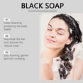 thumbnail image 4 of Natural Black Soap, Black Soap for Darkening Hair, Unisex Anti-Gray Hair Soap, Natural Formula, Natural Black Soap for Nourishing Men's and Women's Hair, 4 of 7