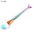 thumbnail image 3 of Trayknick Unique Mermaid Makeup Brush Foundation Powder Blush Eyeshadow Cosmetic Tool Kit, 3 of 10