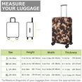 thumbnail image 4 of Stretch Luggage Cover S(18-20in)– Elastic Travel Suitcase Protector with Handle Openings & Bottom Closure, Washable Polyester Spandex Suitcases Cover, Camouflage Print, 4 of 5