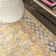 thumbnail image 5 of JONATHAN Y SHABBY CHIC Stirling English Country Argyle Blue/Gold 5 ft. x 8 ft. Area Rug (SBC301A-5), 5 of 8