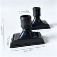 thumbnail image 3 of Cififendec Halloween Vintage Candlestick Base, 3.14"×2.75", Plastic Recessed Socket Electronic Candle Holder for Countertop Decor Placement Scheme, 3 of 6