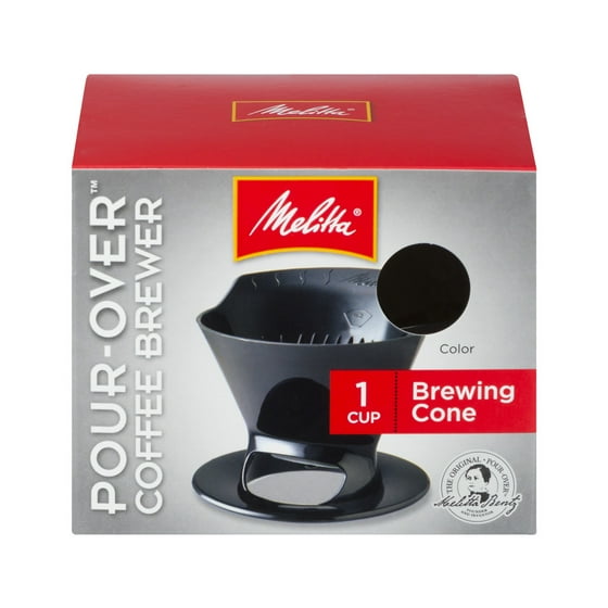 Melitta PourOver Coffee Brewer Brewing Cone, 1.0 CT