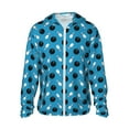 thumbnail image 1 of Fotbe Jeu de Quilles Balles Veste de Protection Solaire UPF 50+ pour Hommes et Femmes avec Capuche et Poches Randonnée Performance Extérieure-Moyenne, 1 of 7