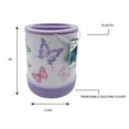 thumbnail image 3 of Your Zone Kids Butterfly Toothbrush Holder with Non-Slip Bottom, 3 of 12