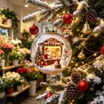 thumbnail image 3 of AURIGATE Lighted Christmas Ball Ornament with Flat Acrylic Insert Transparent Sphere for Xmas Tree Home Holiday Hanging Decoration Party Gift, 3 of 6