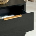 thumbnail image 4 of SAFAVIEH Couture Gabrietta Modern Nightstand with 2 Drawers, Black, 4 of 15