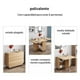 thumbnail image 2 of Comedor Mesa Plegable De Madera Moderno Diseño Borde Cafe, 2 of 8